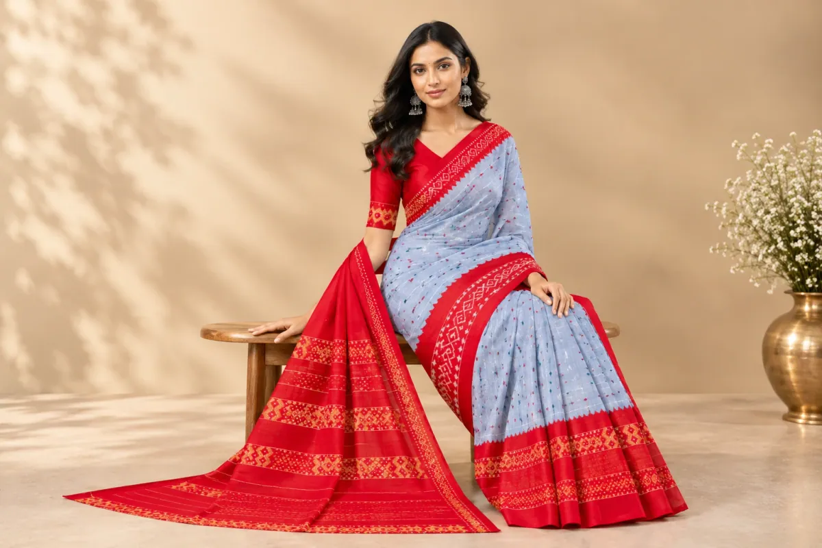 Ikat Saree